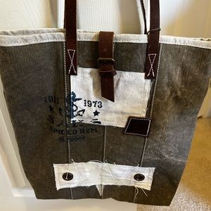 Vintage upcycled Tote New with tags